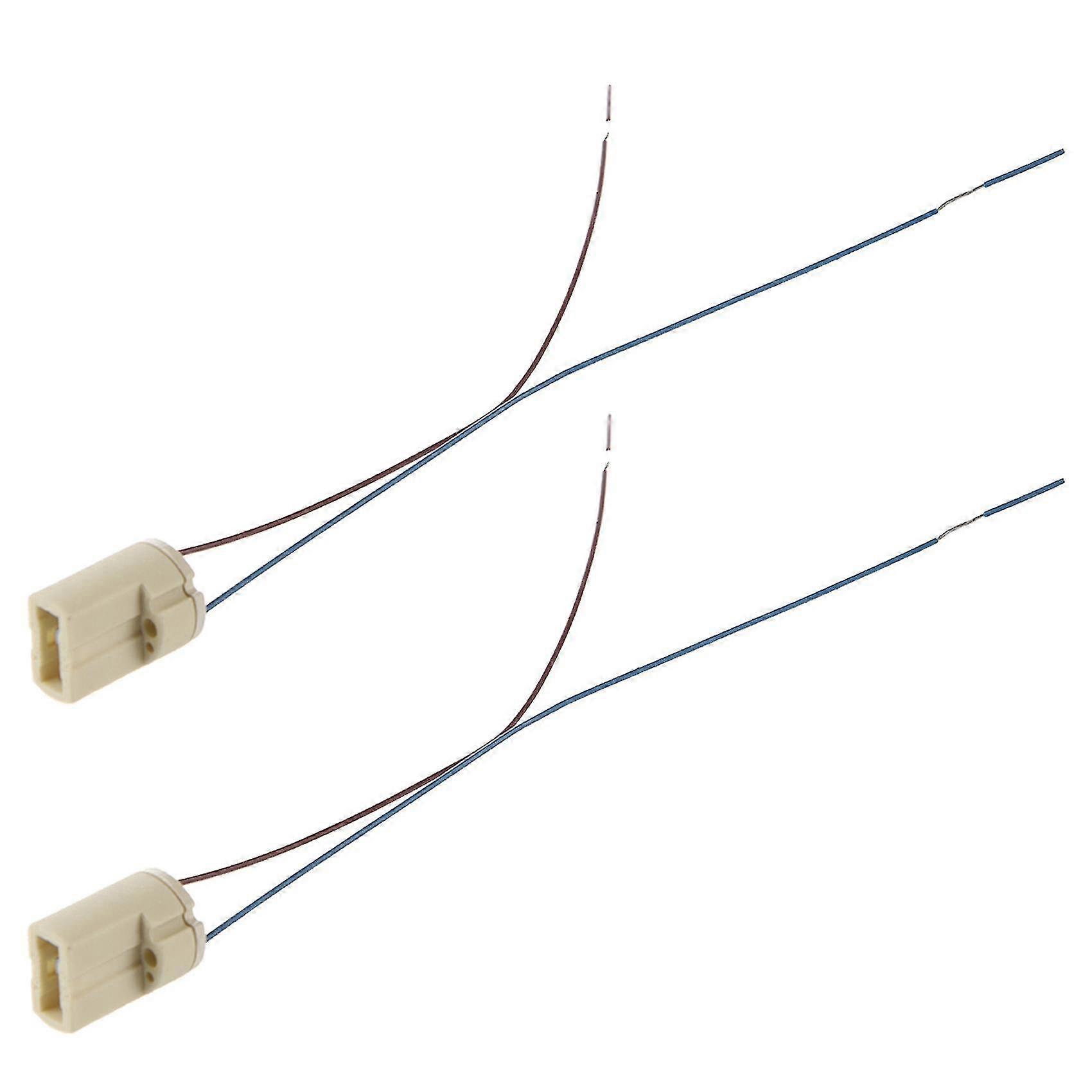 2x Socket G9 Ceramic Light Holder 2a 250v