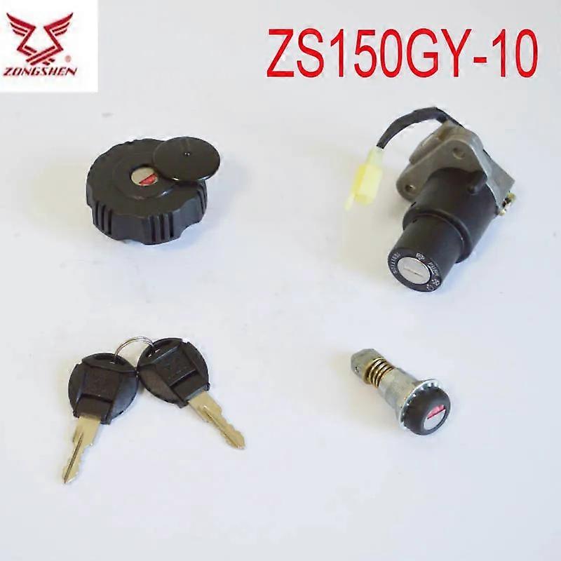 ZS150GY-10 מתג מפתח 150 סמ"ק נעילת הצתה מכסה דלק אופנוע עפר אופנוע אופני עפר zongshen אביזרי אופנוע משלוח חינם