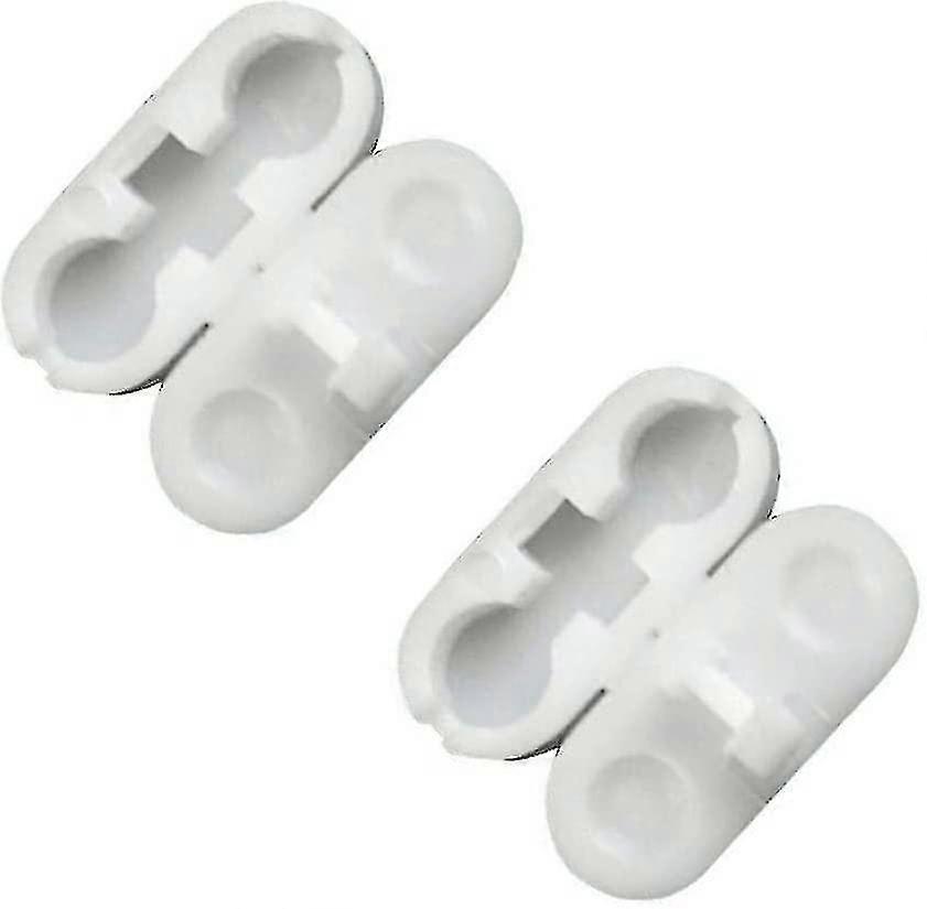 Replacement Vertical Roman Roller Blind Ball Chain Cord Connector Clips (white) (10pcs
