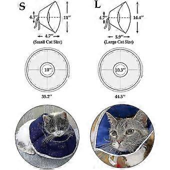 Adjustable Cats Dogs Surgery Recovery Collar Soft Pet Cone For Anti-biting Lick Wound Healing