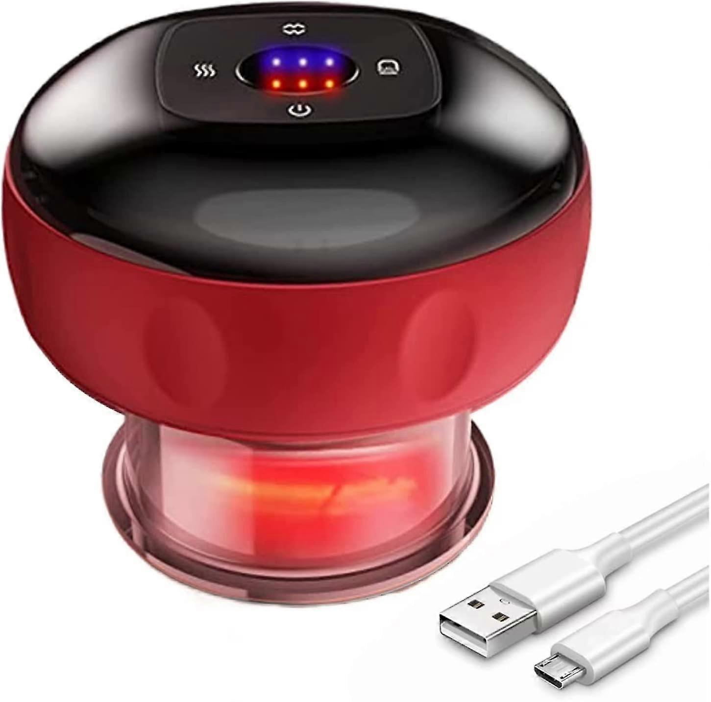 Electric Cupping Therapy Machine,4 In 1 Smart Vacuum Scraping Cupping Set