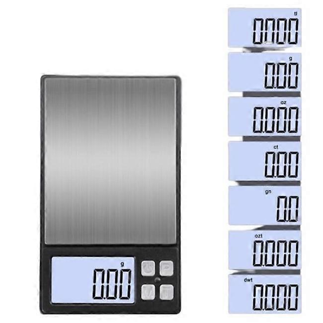 Portable Digital Scale, Goldsmith Scale, Precision Scale, Black