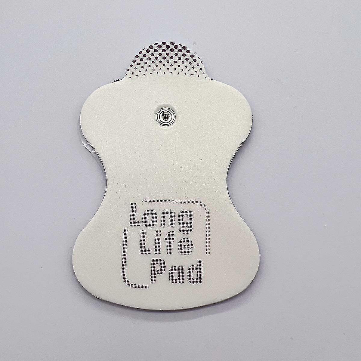 10 قطع وسادات استبدال القطب الكهربائي لمدلك Omron أبيض 6 * 9 سم