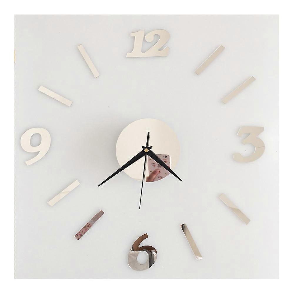 Digit Mirror Horloge Murale Décoration Décontractée