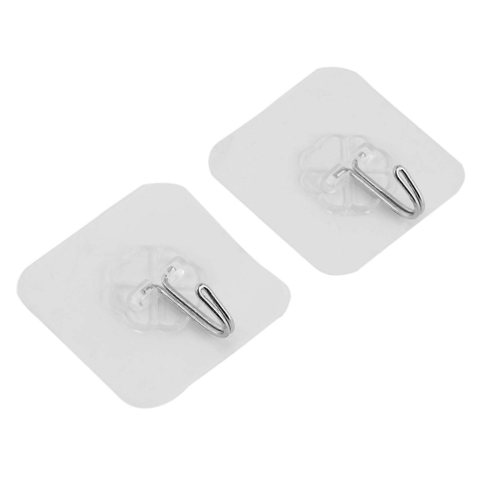 Strong Transparent Suction Cup Sucker Wall Hooks Hanger for Kitchen Bathroom Home (2)