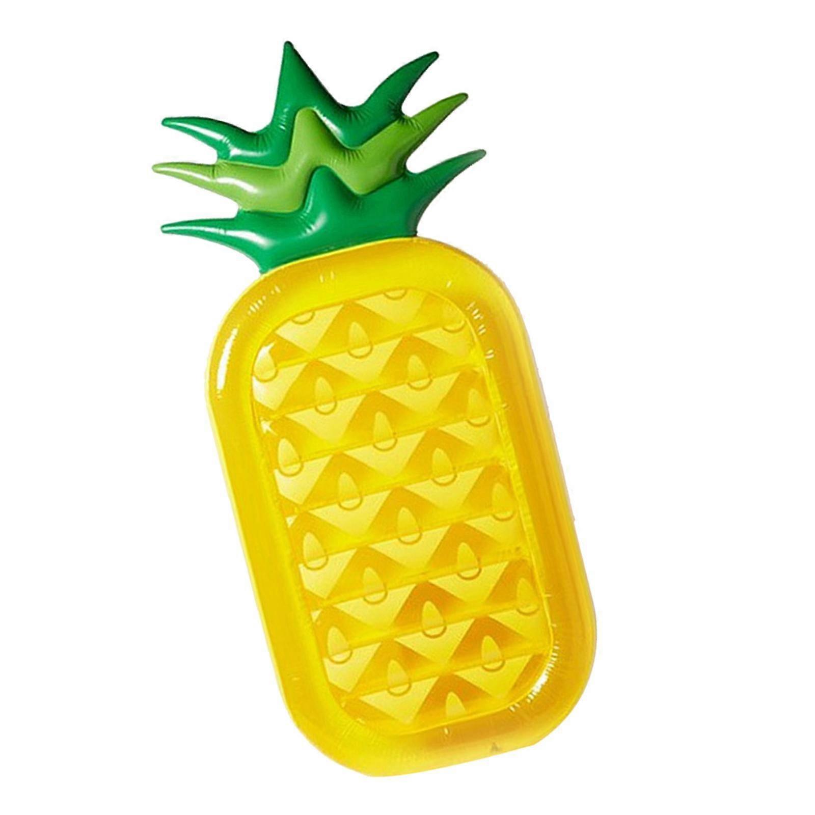 Inflatable Pool Raft Safe Portable Pool Float Bed for Outdoor Beach Yellow