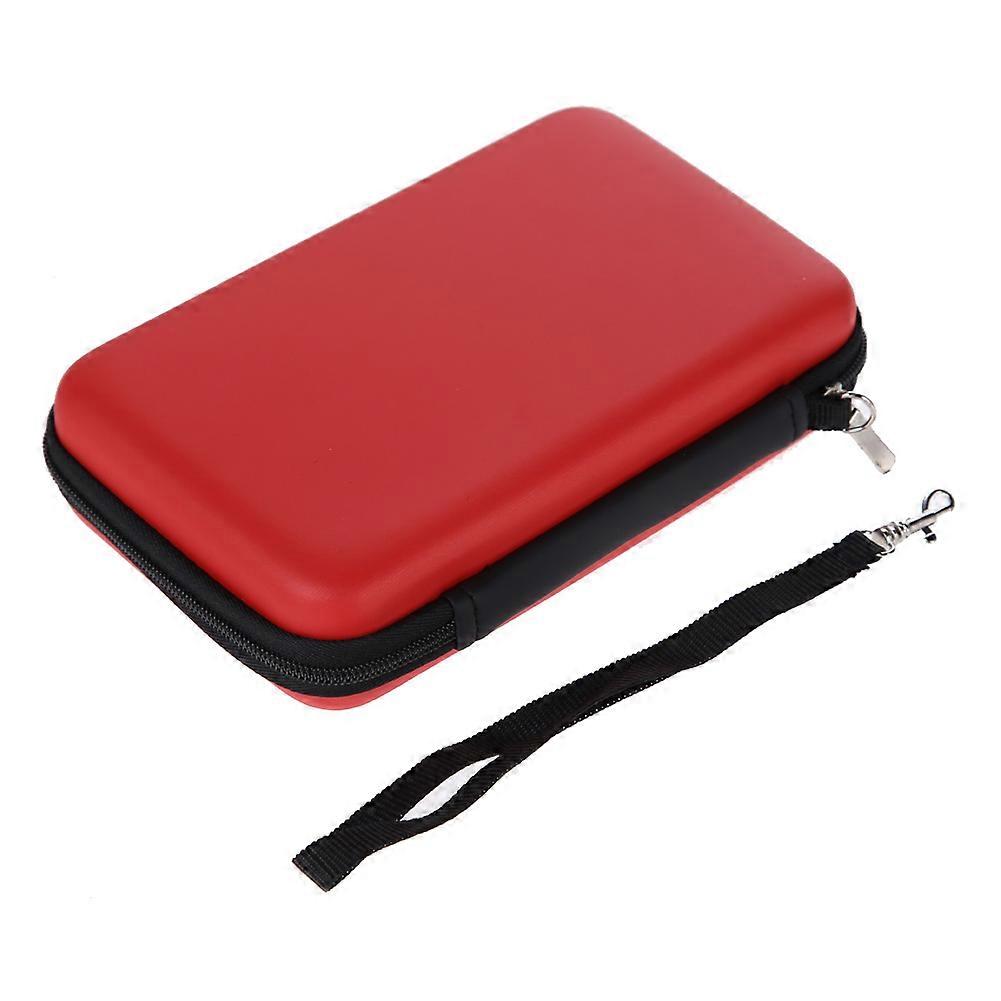 for 3DS XL LL& Nintendo 3DS XL Zipper Storage Bag EVA Skin Carry Hard Case Bag Pouch for Nintendo 3DS XL LL with Strap