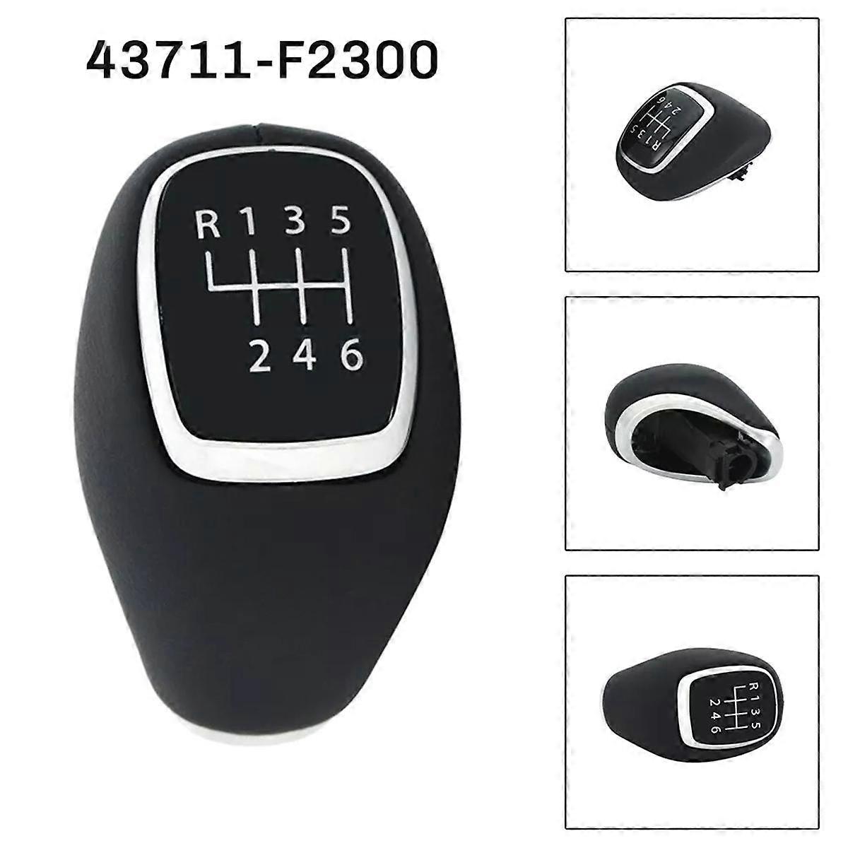 6 Speed Gear Knob Handle Gear-Shift Knob 3711F2300, 43711-F2300 for I30 Venue 2016-2019