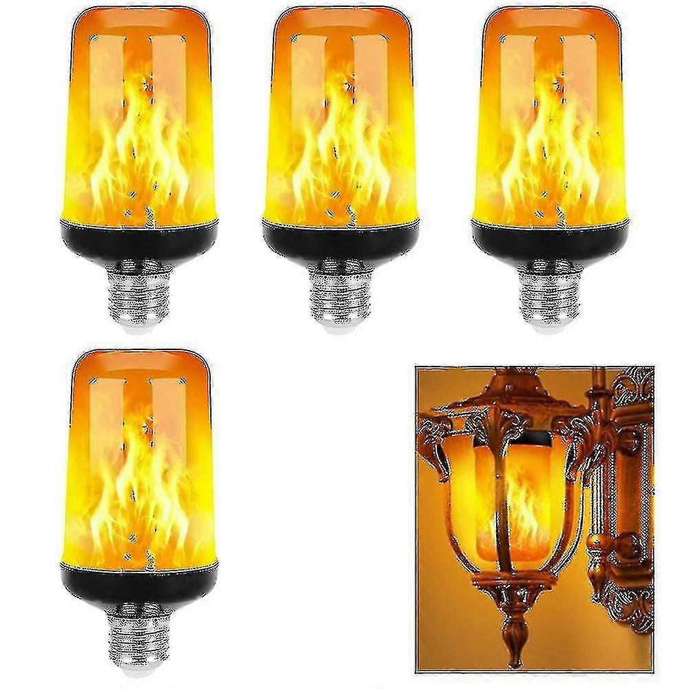Led Flame Bulb, 4 Modes Flickering Bulbs, E26/e27 Base Flame Bulb