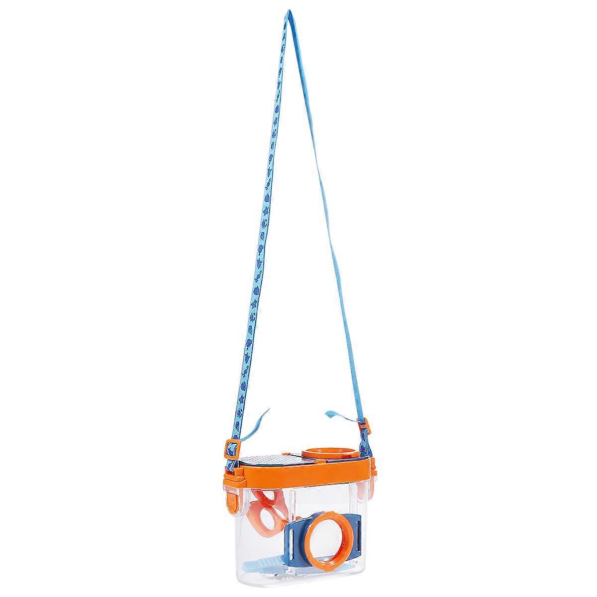 1pc Children's Classroom Tool Exploration Double Lens Insect Observation Box
