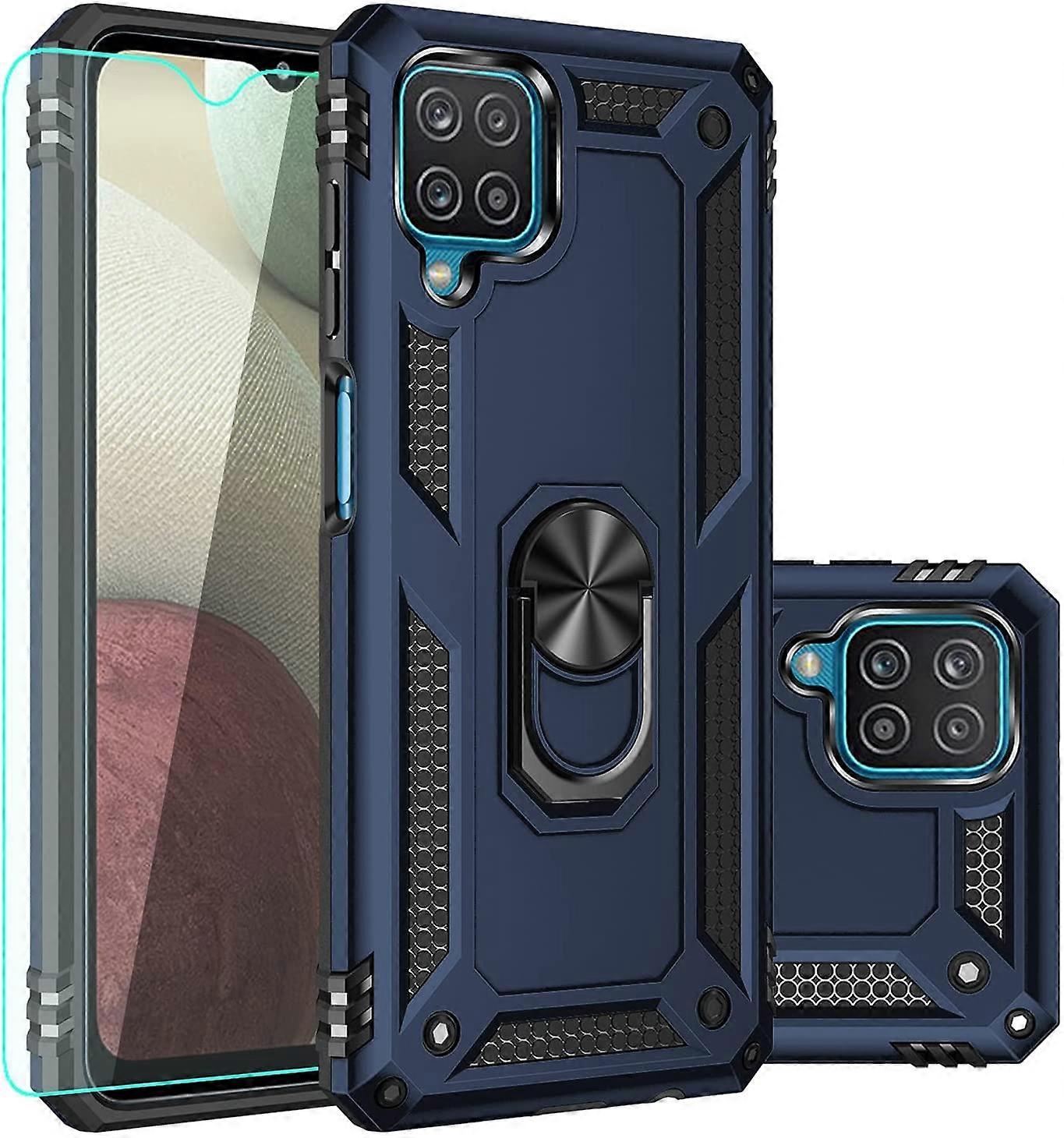 Galaxy A12 Case,Samsung A12 Case,with Screen Protector,[Military Grade] 16ft. Drop