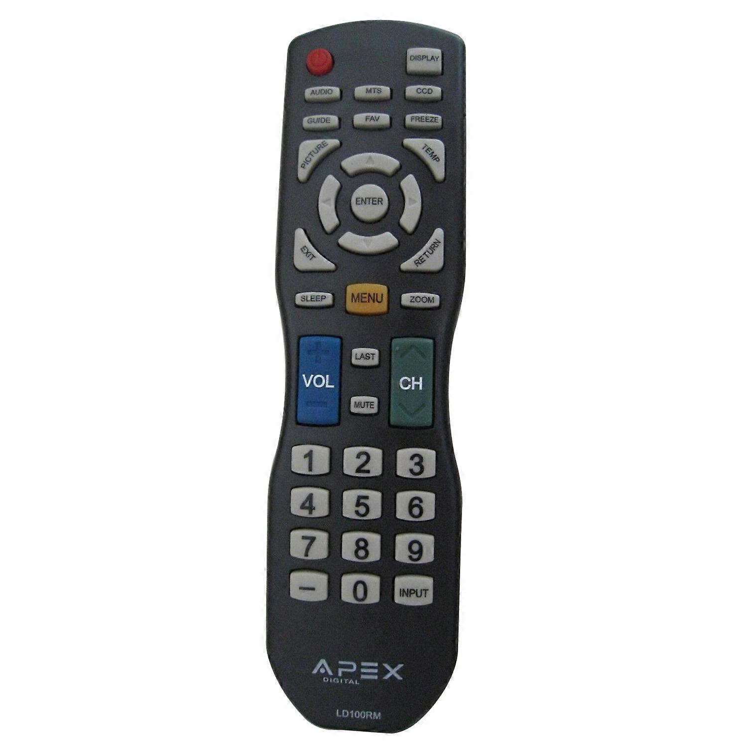 LD100RM Remote Control for APEX TV LD3249