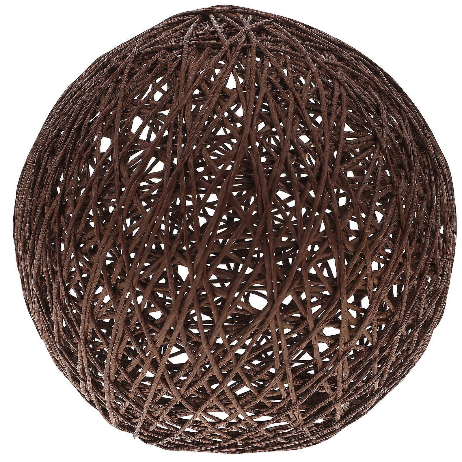 Hârtie Rattan Ball Lamp Shade Home Ceiling Light Shade Chic Table Light Cover