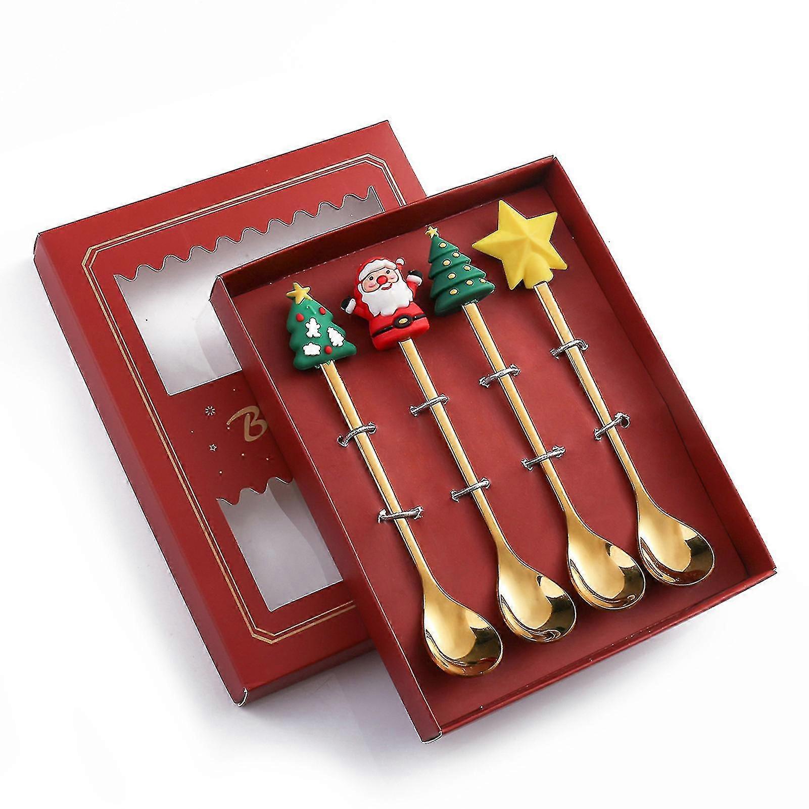 Christmas Flatware Set Classic Xmas Flatware Set Stainless Steel Made Kitchen Tableware A