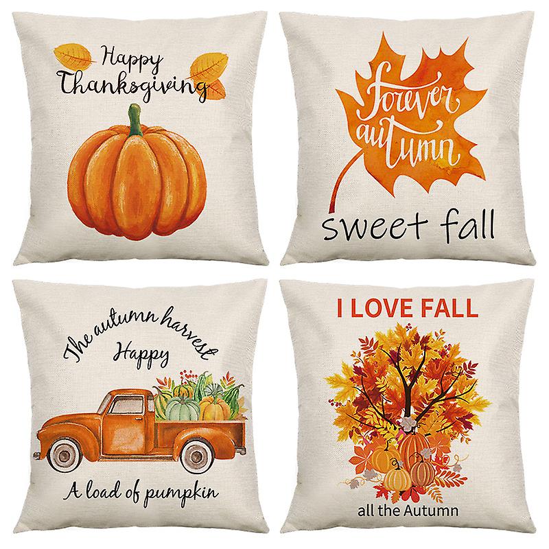 Autumn Theme Thanksgiving Pillowcases
