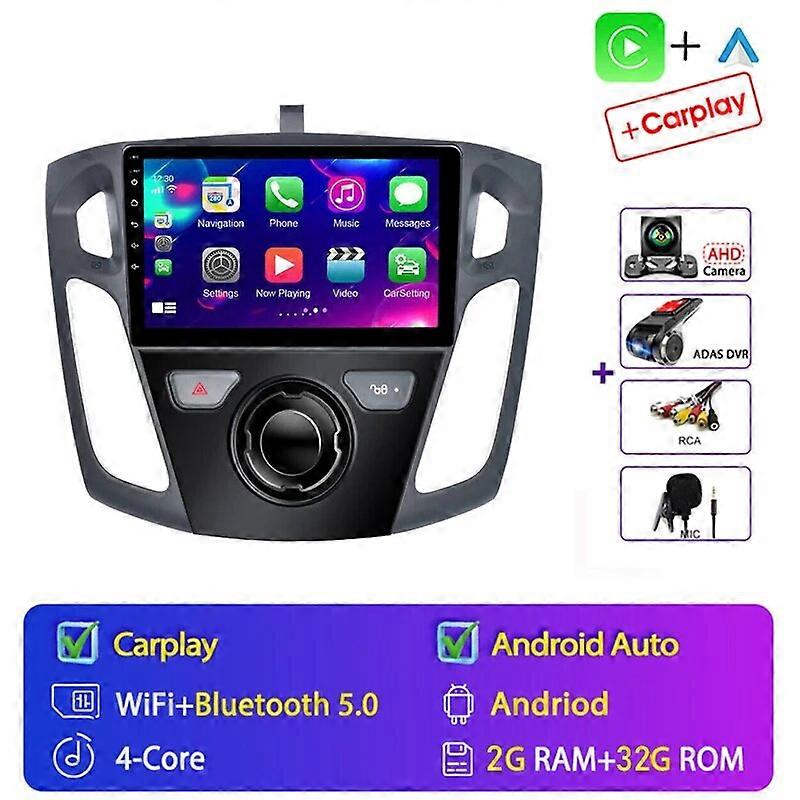 Android 12 For Ford Focus 3 MK3 2011-2019 Navigation Multimedia Car Player Radio 2Din Stereo Bluetooth Carplay Head Unit