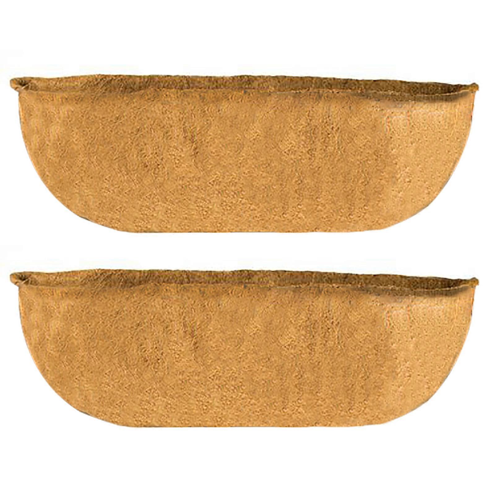 2pcs Trough Coco Liner 24 inch Wall Planter Replaceable Coco Liner
