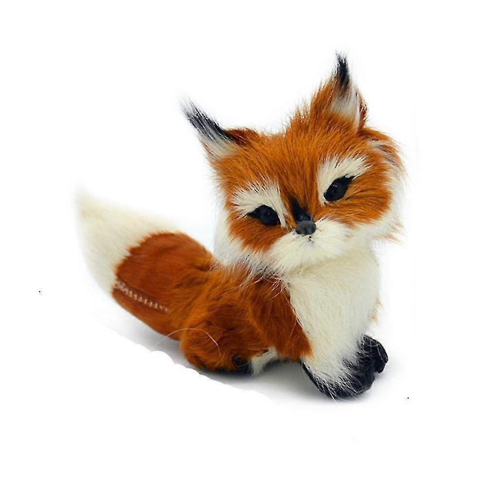 myk fylt dyr, simulering fox ekorn leketøy