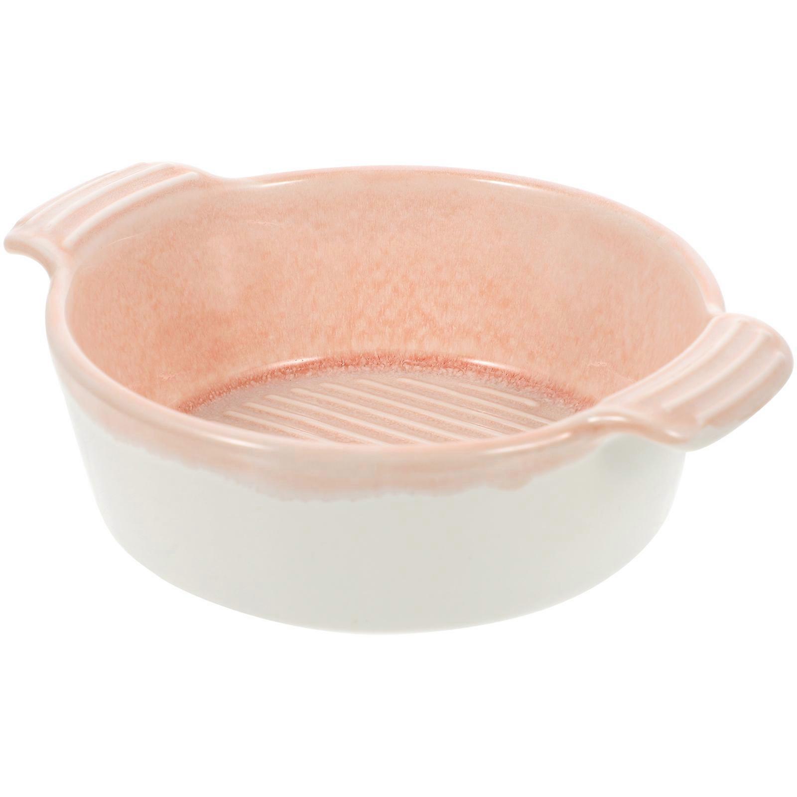 Ceramic Baking Tray Restaurant Baking Dish Salad Storage Bowl Hotel Ceramic Bakeware