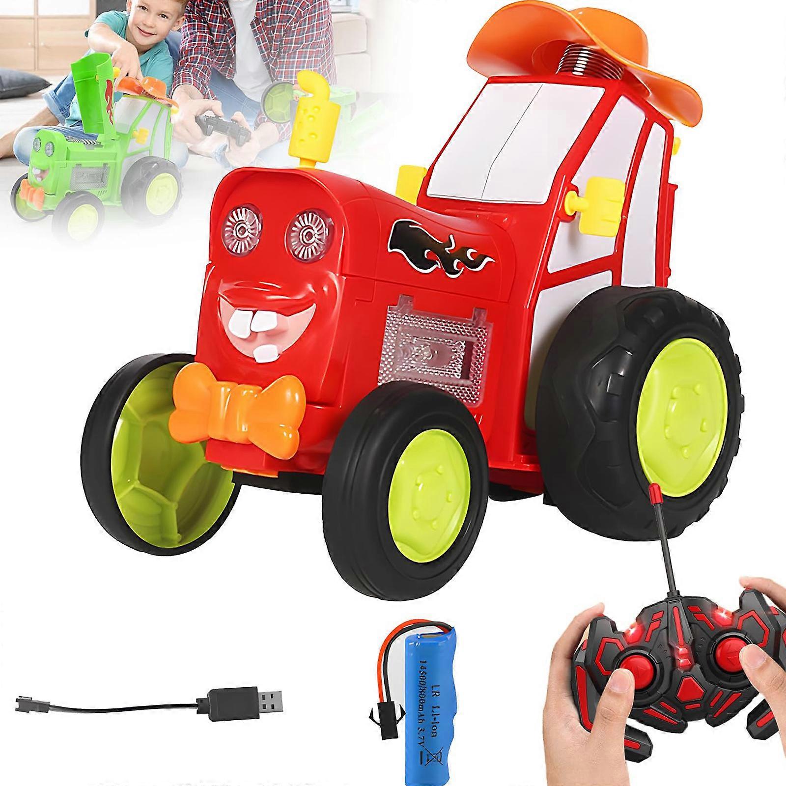 Crazy Jumping Car, 360 Rotating Wireless Remote Control Car w / Luzes e Música