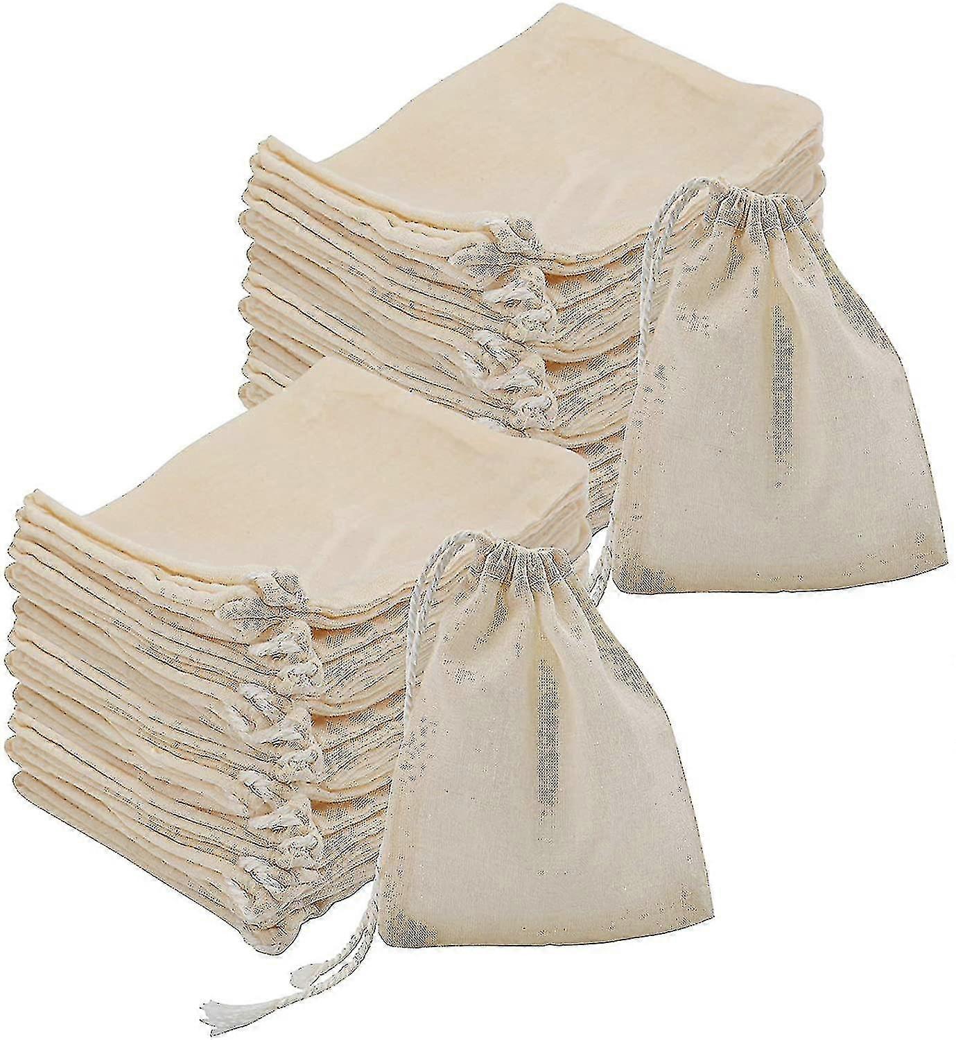 100-Piece Cotton Drawstring Bag