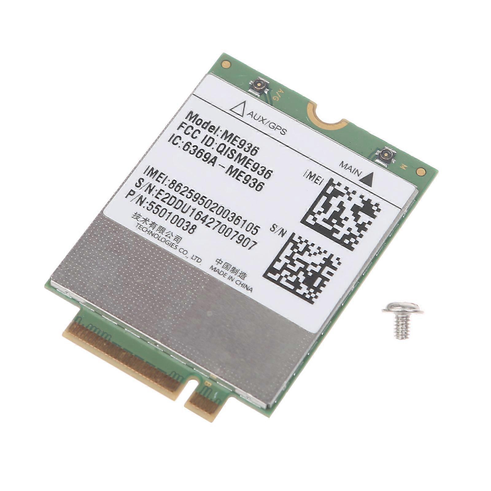 ME936 4G LTE-netværkskort WCDMA / HSDPA / HSUPA / HSPA + GPRS / EDGE til M.2 NGFF-moduler