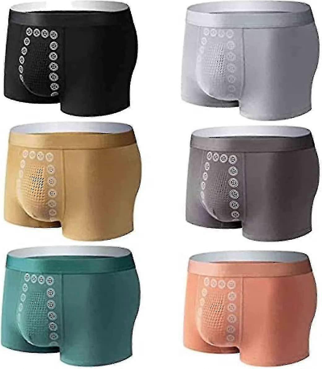 6pcs Eft Energy Field Therapy Men's Underwear, Energy Field Therapy Men's Pants
