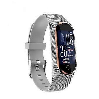 Nueva pulsera M8 compatible con Bluetooth Oxímetro de frecuencia cardíaca Monitoreo de pasos Foto Mensaje Recordatorio Deporte Mujeres Hombres Smartwatch A19