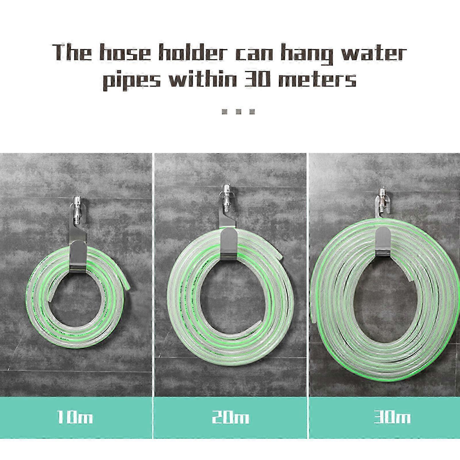 Stainless Steel Garden Hose Holder Wall Hook Rustproof