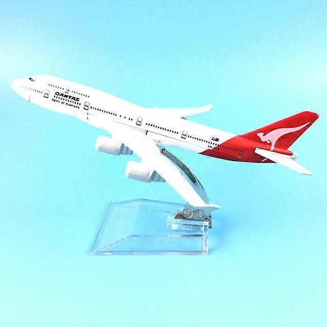 Aircraft Model Diecast Metal Model Airplanes 16cm 1:400 Qantas Boeing 747 Airplane Model Toy Plane