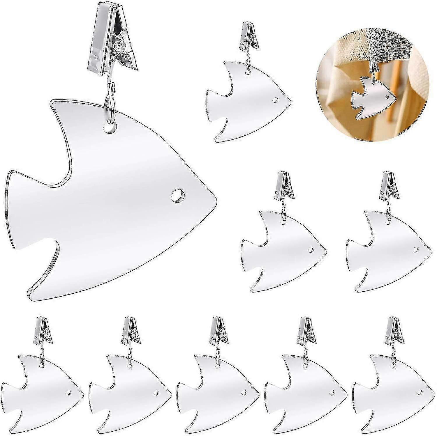 2023-10 Pcs Tablecloth Weights Heavy Duty Tablecloth Pendant With Clips Tablecloth