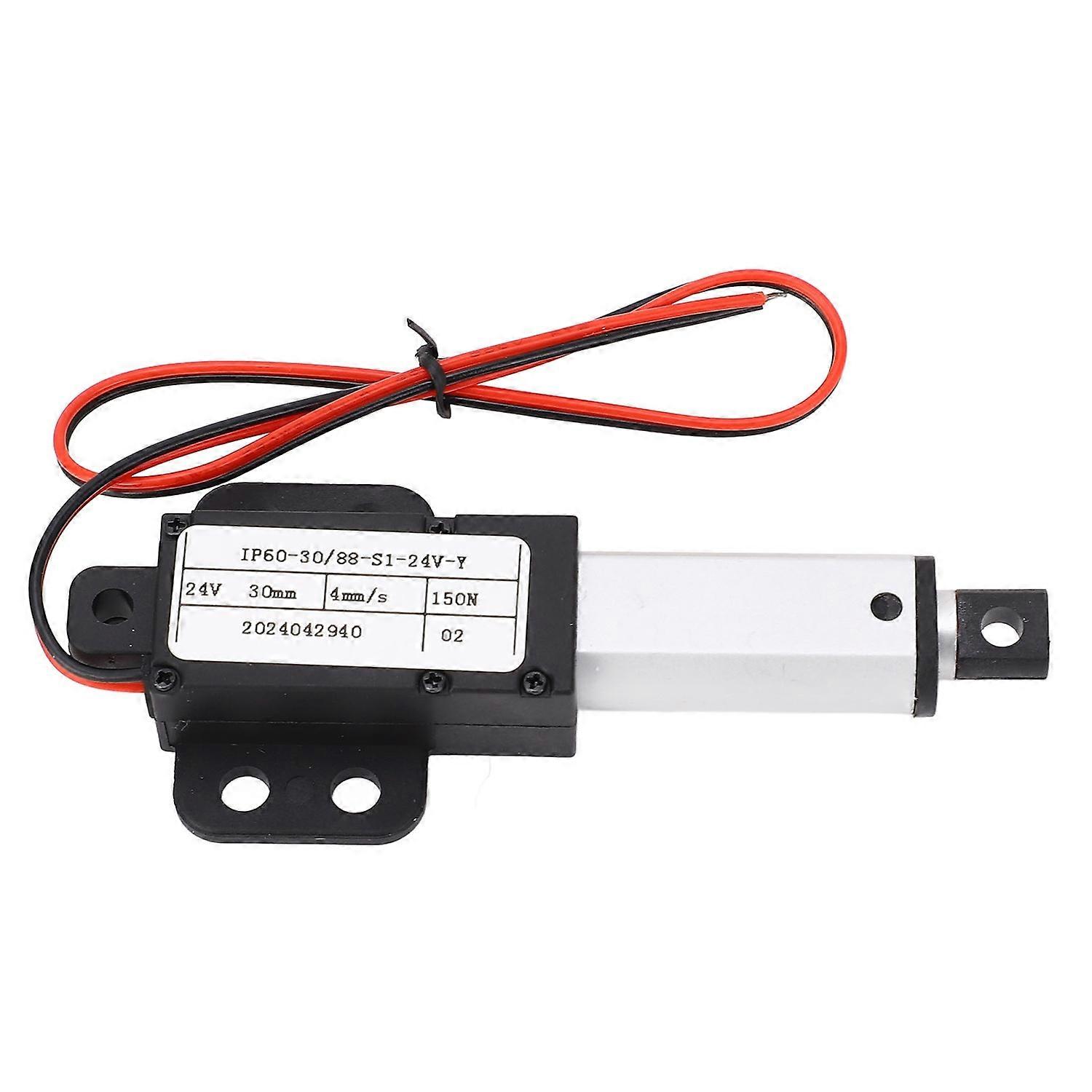 DC24V Electric Mini Actuator with Wing 30mm Stroke Linear Motion