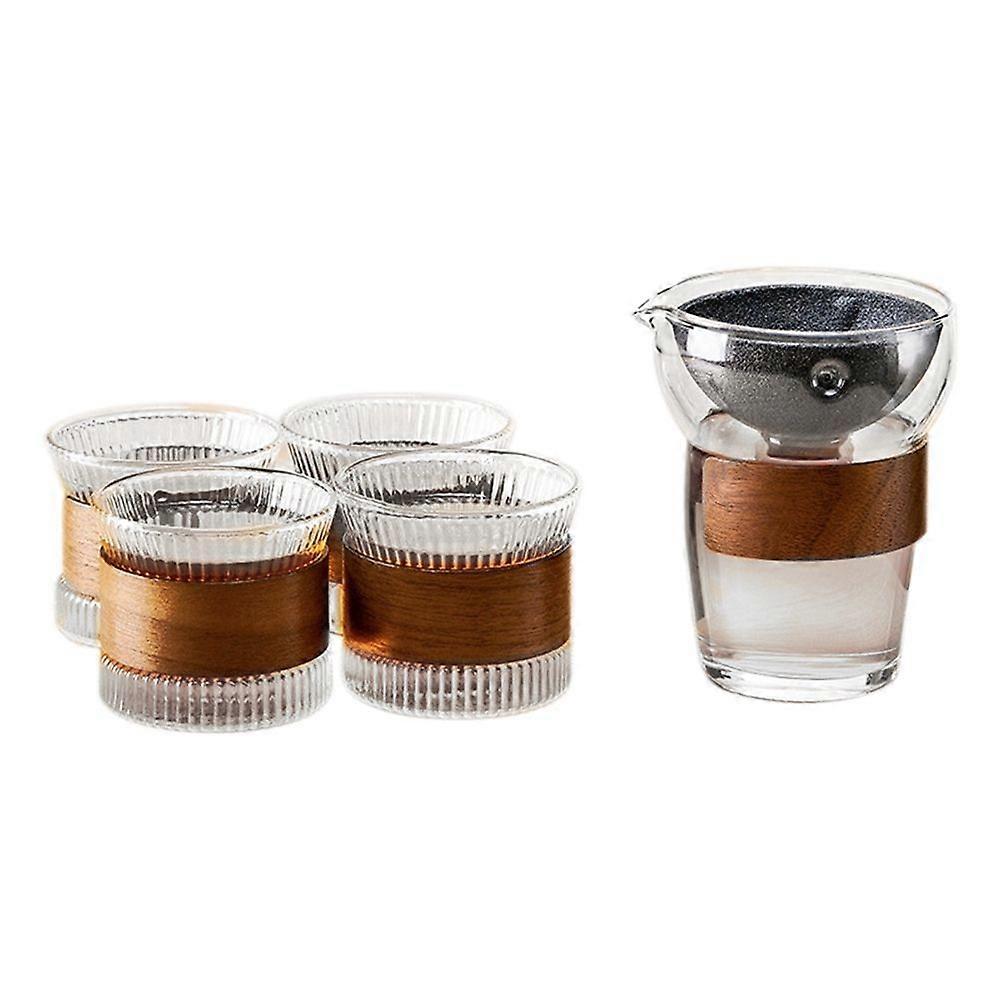 Semi-Automatic Tea Maker with Non-Porous Filtering System, Suitable for Kungfu Tea, Family, Office and Travel