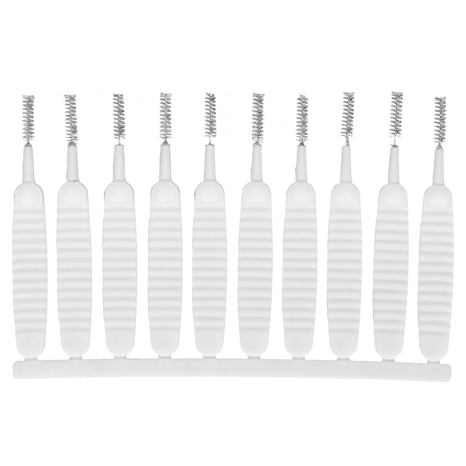 10-pack duschhålsrengöringsborste för duschmunstycke
