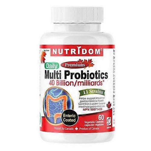 Nutridom Multi Probiotics 40B, 60 VegCaps