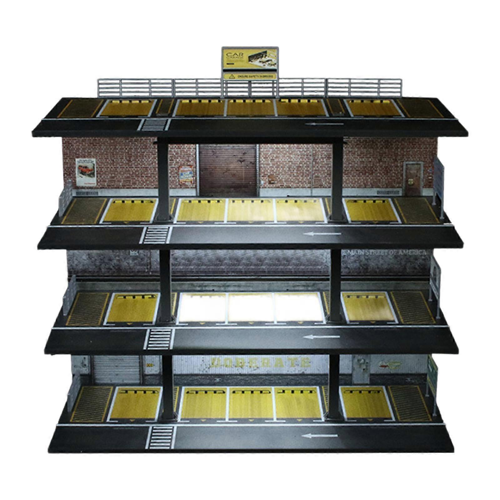 1/64 Scale Diecast Model Car Display Case Vehicle Model Case Simulation Parking
