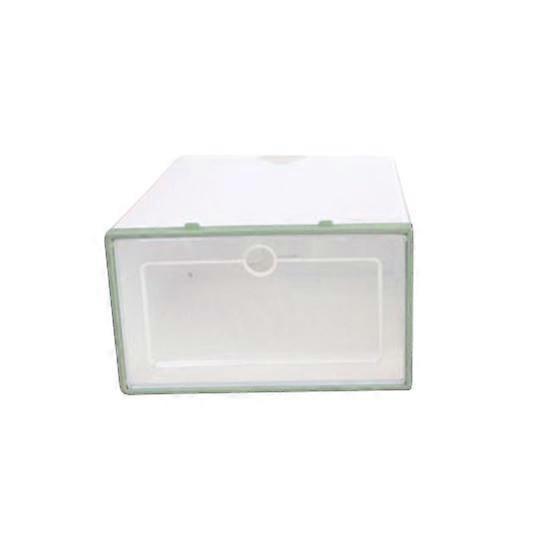 Shoe Holder Transparent Lightweight PP Clear Plastic Stackable Shoe Organizer for Home