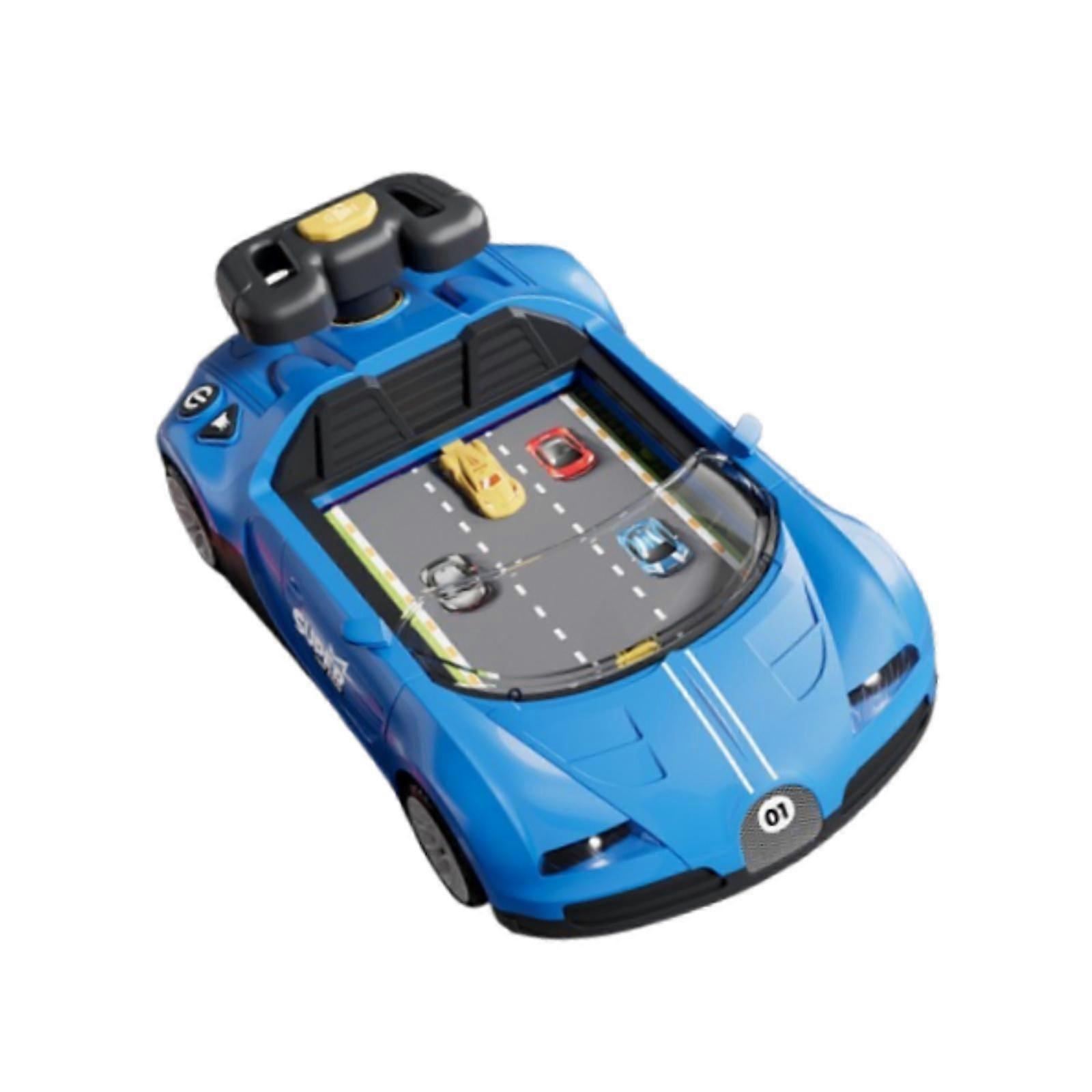 Simulated Driving Race Car Game Kids Race Challenge for Children blue