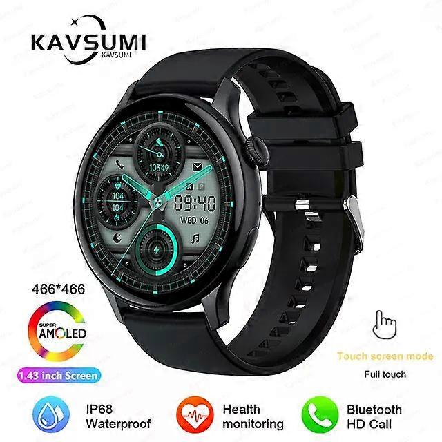 Smartwatch Adult 1.43" HD Screen Always Display Time Bluetooth Call IP68 Waterproof Sports Smart Watch For Android iOS