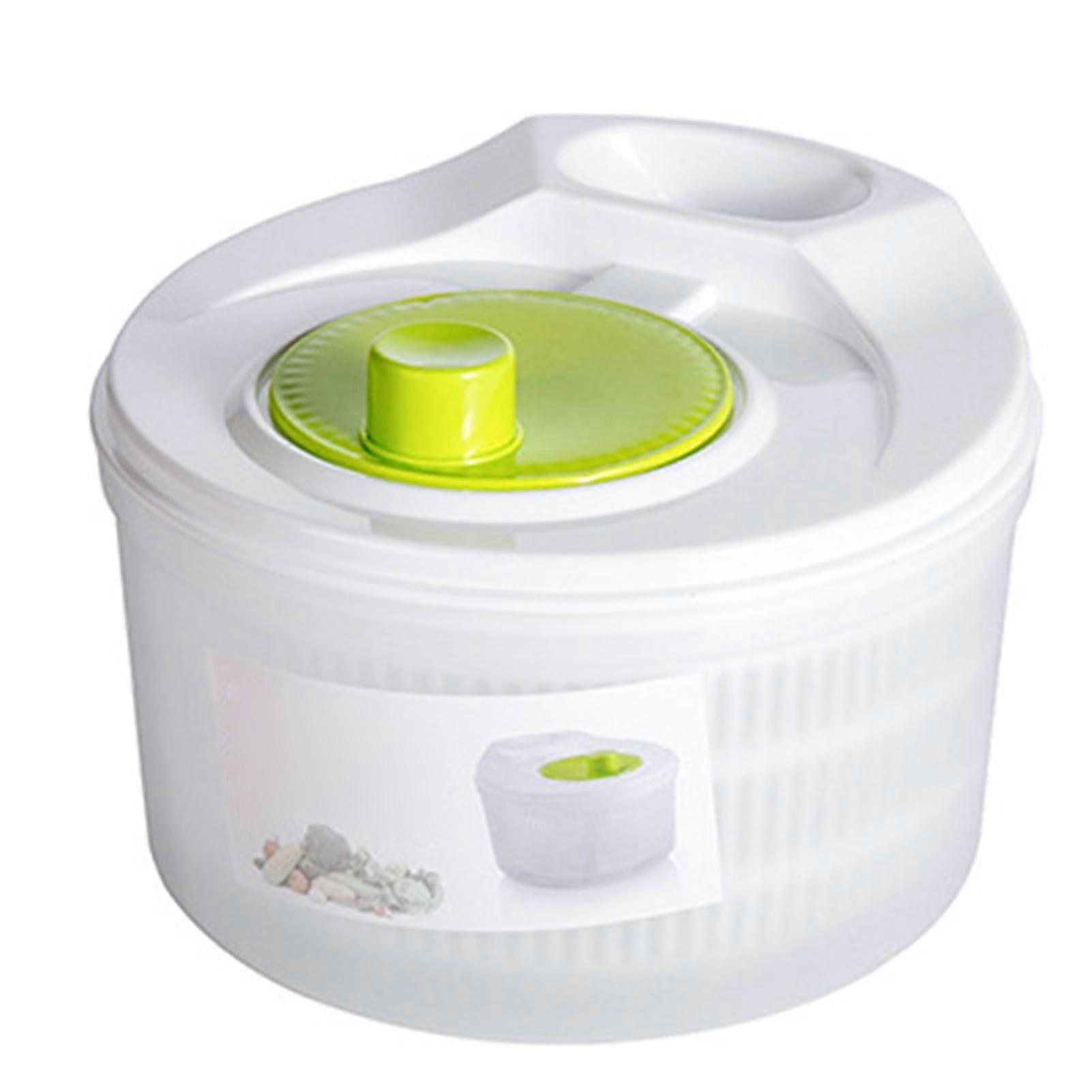 Manual Salad Spinner Leaf Dryer Lettuce Vegs Drainer Vegetable Dehydrator Kitchen Tool