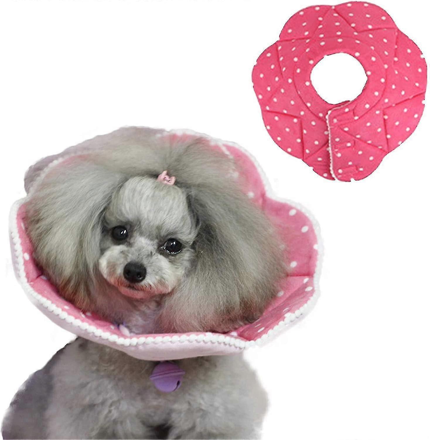 Pxcl Dot Tapered Adjustable Soft Elizabethan Collar