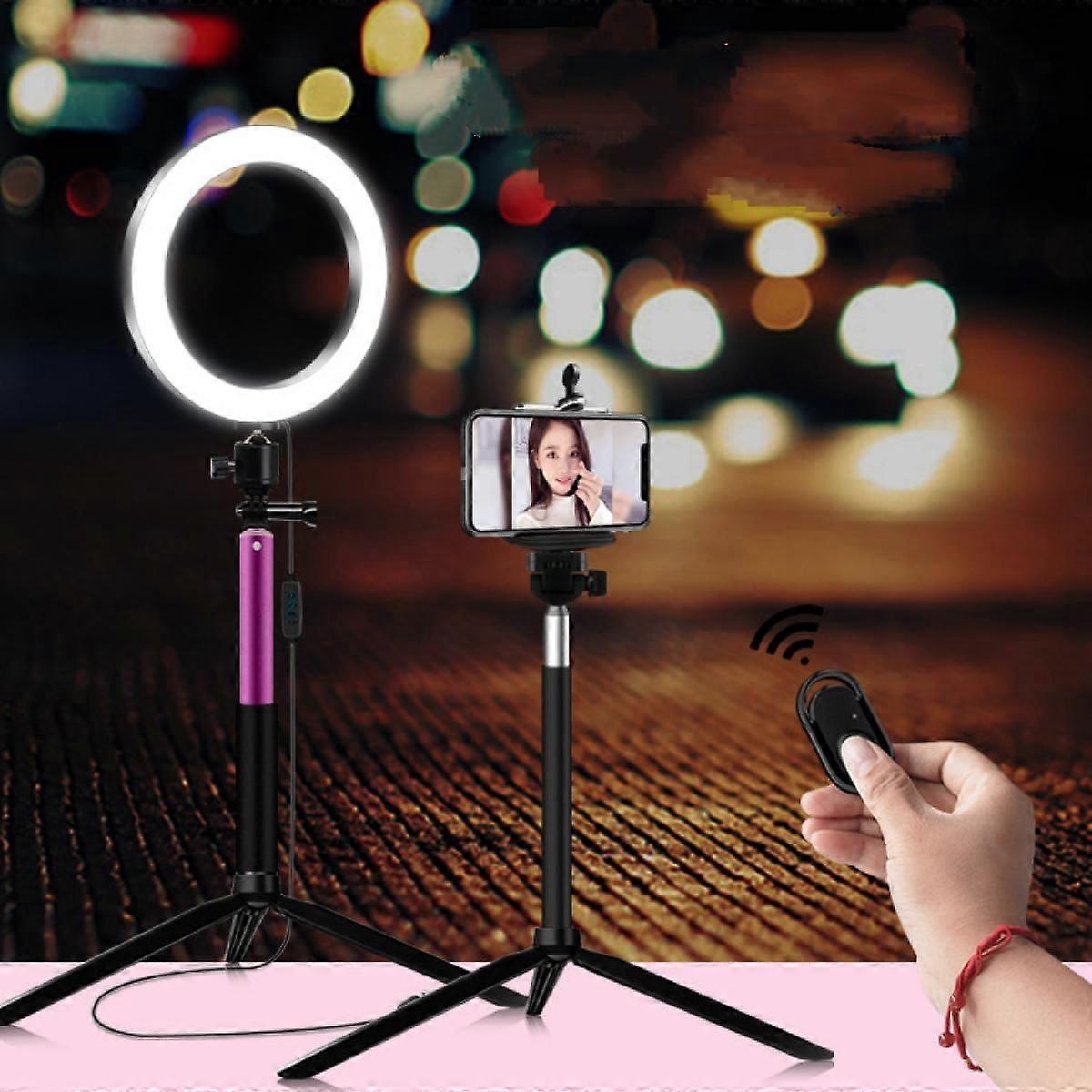 26CM Portable Fill Light Beauty Light Photography Lamp Ring Fill Lamp Selfie Lamp