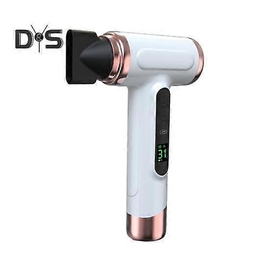 Cordless Hair Dryer 200W 15000mAh USB Rechargeable Adjustable LCD Display High Speed Fast Drying Low Noise Portable Travel Women Blow Dryer