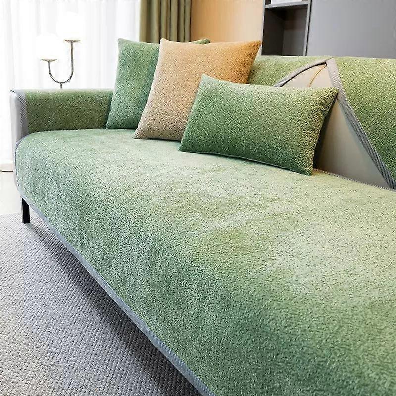 Thickening Plush Sofa Cover for Living Room 1/2/3/4 Seater Non-slip L Shaped Corner Armchair Sofa Slipcover Furniture Protector