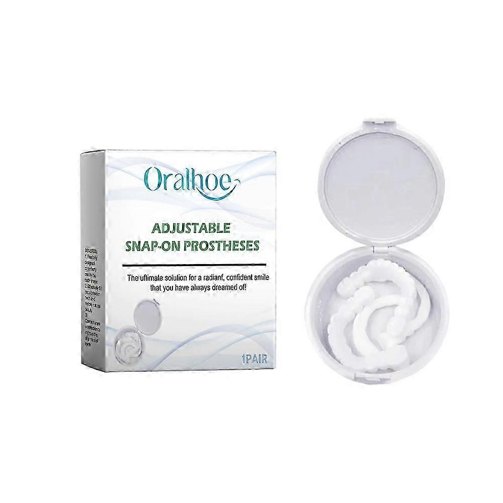 Adult Orthodontics Dentures Kit Correction Enhance Aesthetic Adjustable Snap On Teeth Gap Filling Modification Braces