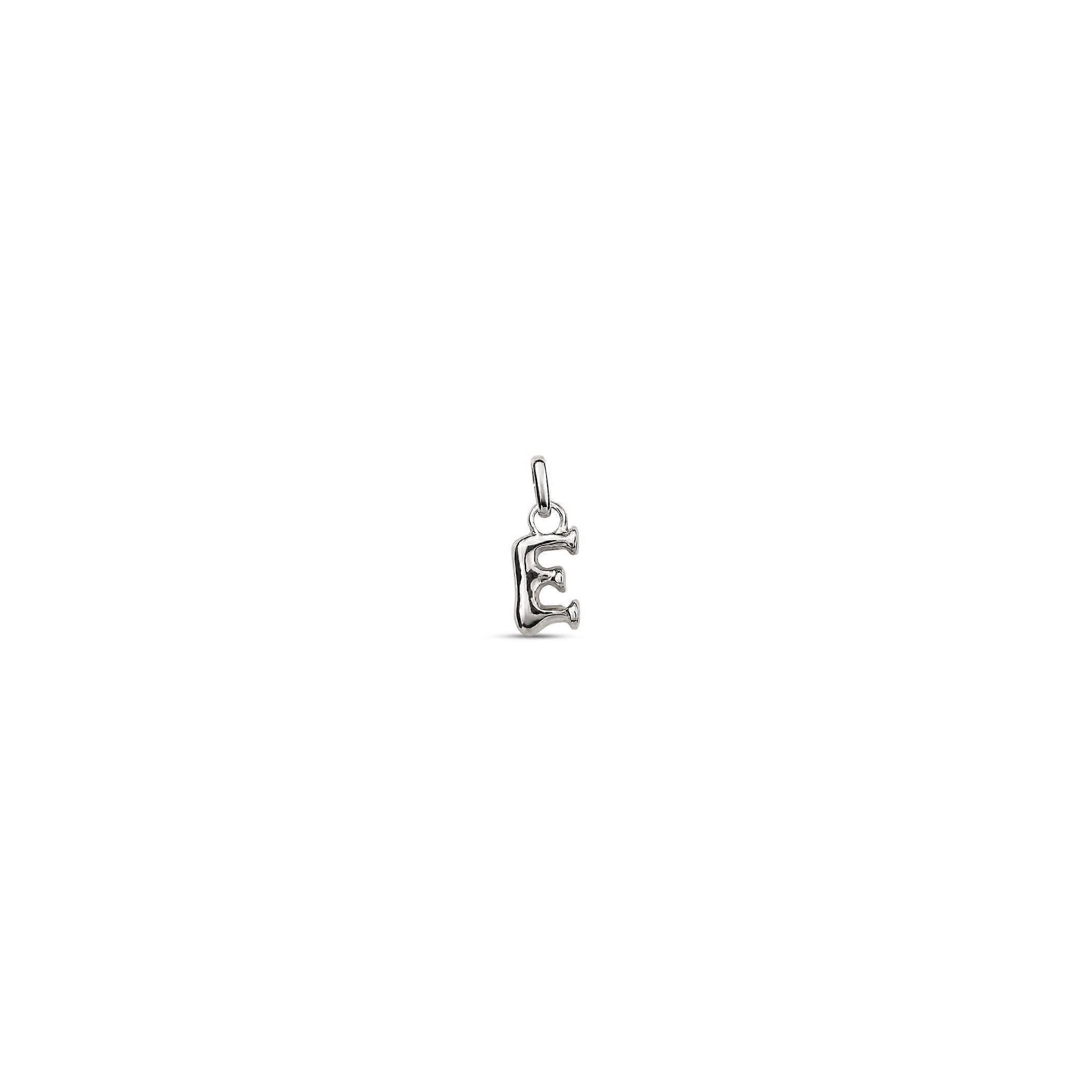 UNOde50 Sterling Silver Plated Hazte Silver Letter E Charm
