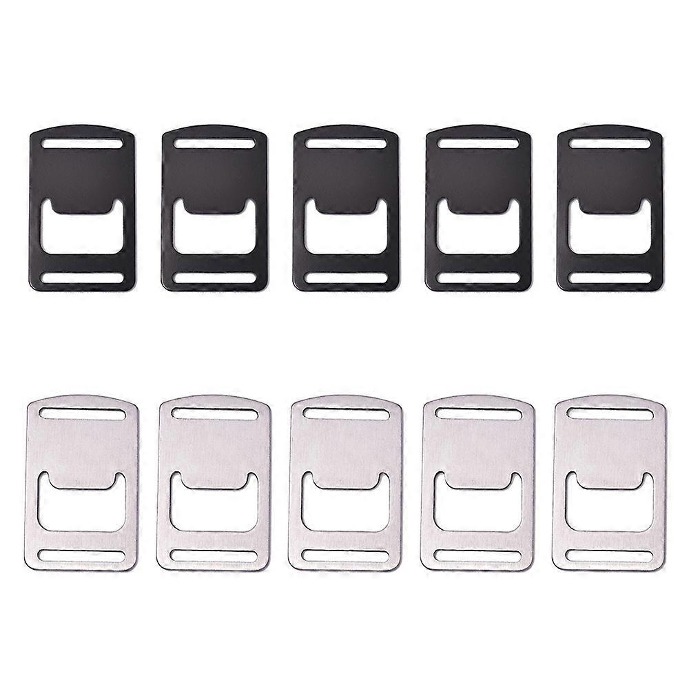 Side Release Buckle, Stainless Steel, Dual Adjustable Tri-Glide