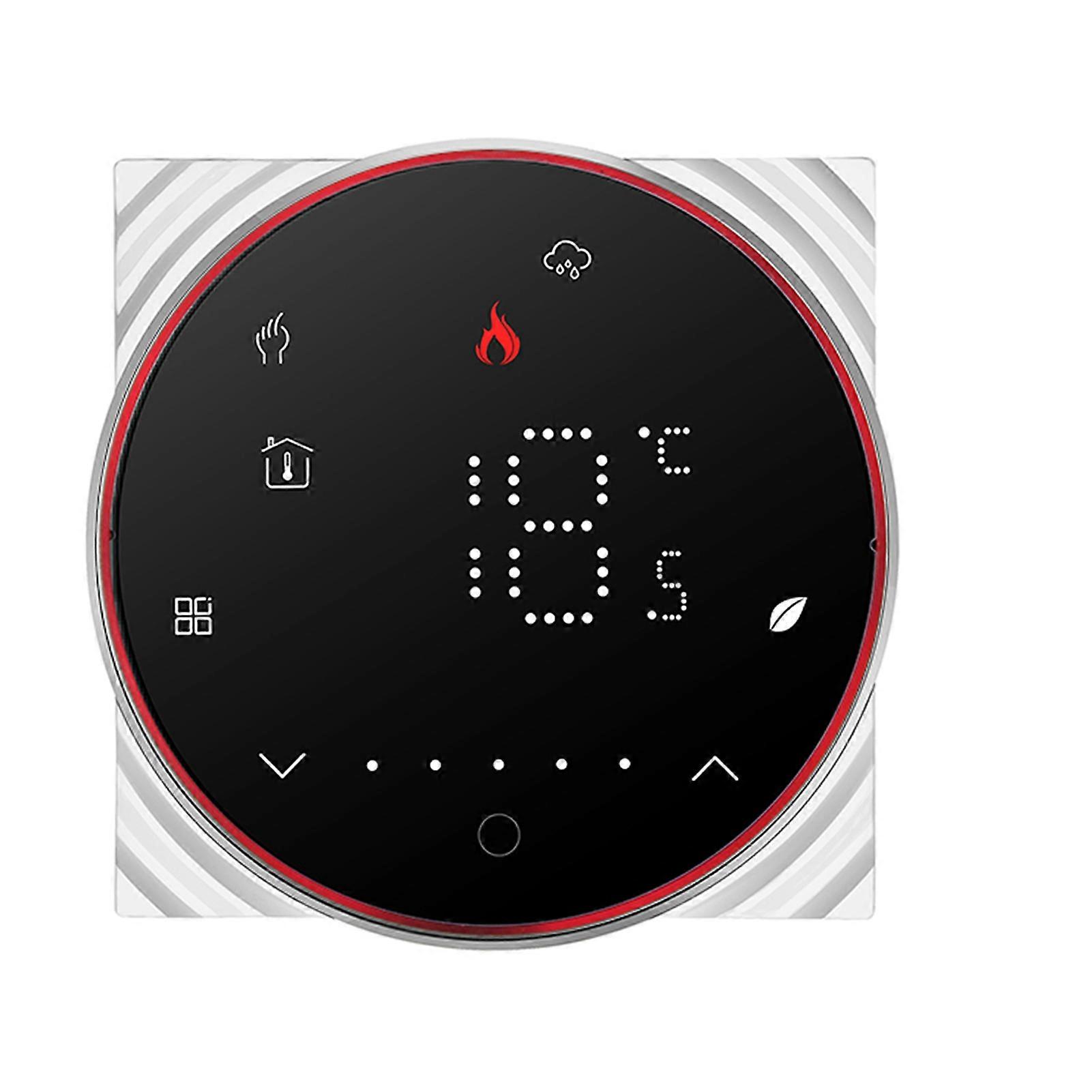 Smart Thermostat 5A Digital Programmable Underfloor Heating Temperature Controller Digital Intelligent Wall Thermostat with Dimmable Light Color for