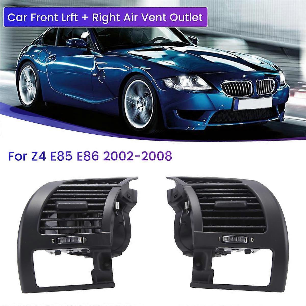 Car Front Lrft + Right Air Vent Outlet Without Cup Holder for 