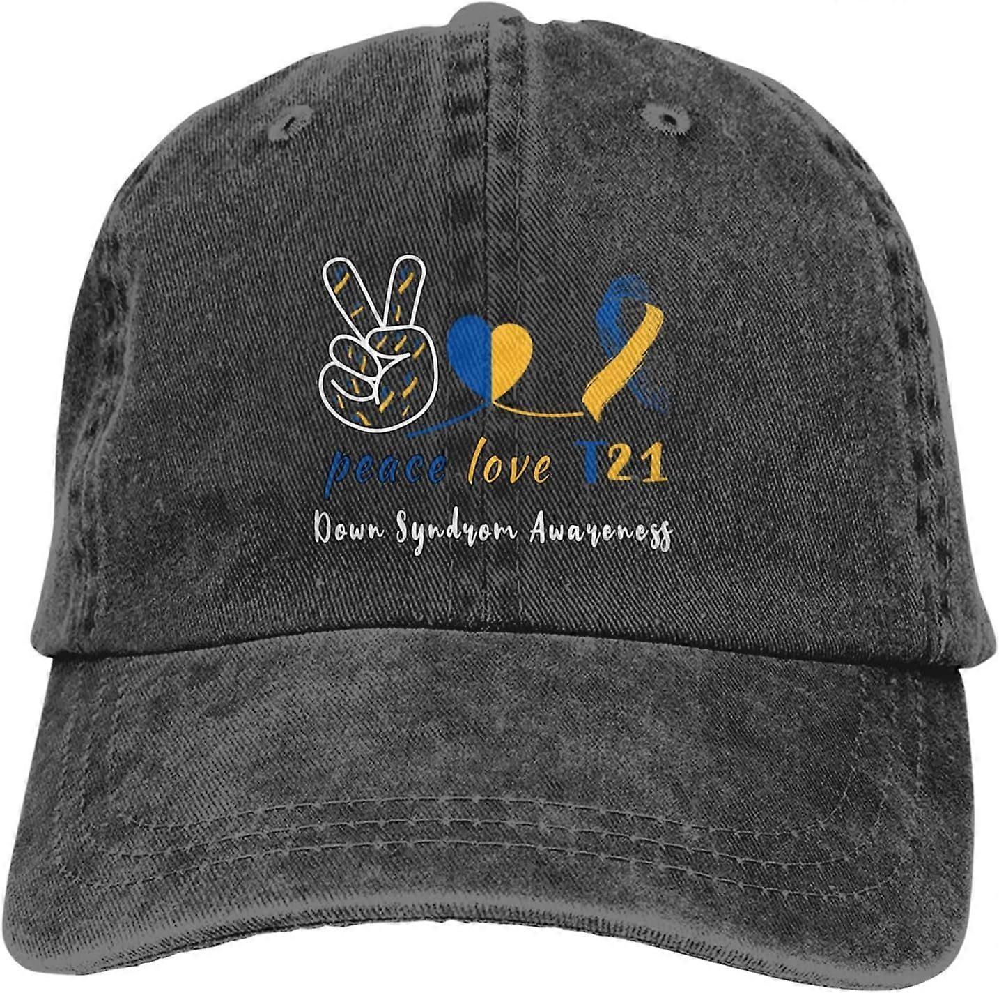 Peace Love Cure 心理健康意识 Casquette 帽子爸爸卡车司机平钞棒球帽男士复古可调节款式 2466